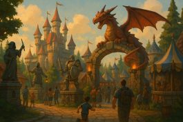 Fantasy Game-Themed Amusement Area