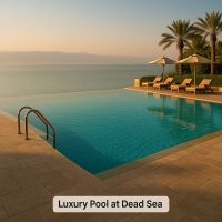 Luxury Pool at Dead Sea – مسبح فاخر يطل على البحر الميت