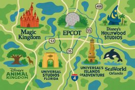 Orlando Theme Park Map – خريطة شاملة للمنتزهات الترفيهية في أورلاندو