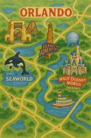 Orlando Theme Park Map – خريطة شاملة للمنتزهات الترفيهية في أورلاندو