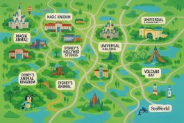 Orlando Theme Park Map – خريطة شاملة للمنتزهات الترفيهية في أورلاندو