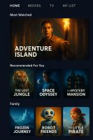 StreamX Plus Interface Design