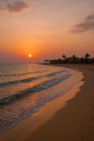 Sunset over Jubail Coast – غروب الشمس على ساحل الجبيل