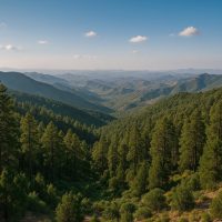 إطلالة بانورامية على غابة رغدان في الباحة