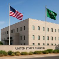 السفارة الأمريكية بالرياض – الوجهة الأولى للتقديم على الفيزا
