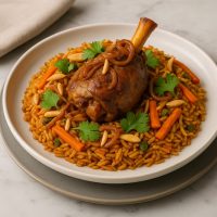 الكبسة السعودية بلمسة عصرية ضمن قائمة المطعم