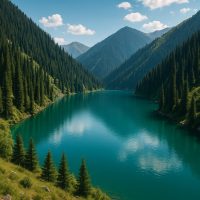 بحيرة كولساي – واحدة من أجمل الوجهات الطبيعية في كازاخستان