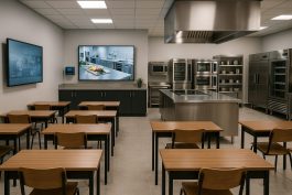 تجهيزات متطورة داخل كلية السياحة والفندقة بالمدينة المنورة