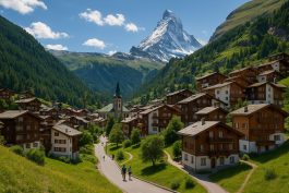 زيرمات.. قرية بلا سيارات وهواء نقي ومشاهد بانورامية