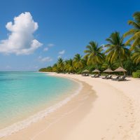 شواطئ موريشيوس البيضاء تجذب عشاق البحر والاسترخاء