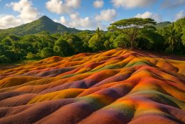 ظاهرة التلال الملونة في شاماريل.. من أبرز معالم الجزيرة