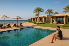 منتجع فاخر على ساحل البحر الأحمر