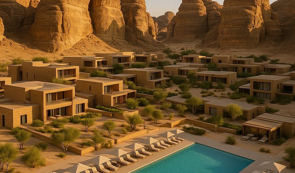 "منتجعات السعودية تقود ثورة الرفاهية في 2025.. من نيوم إلى العلا"