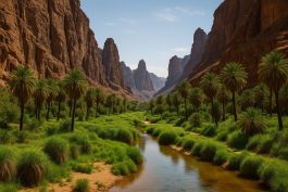 وادي الديسة – جنة طبيعية في شمال السعودية