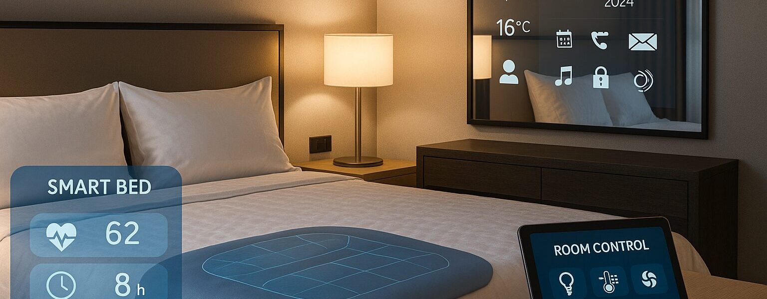 أسرّة ذكية ومرايا تفاعلية.. كيف أصبحت الغرفة منصة بيانات