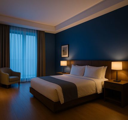 كيف تؤثر الألوان والإضاءة في جودة النوم داخل الفندق؟