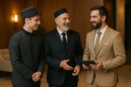 فريق ضيافة يتفاعل بروح إنسانية تصنع لحظات قابلة للتوثيق والمشاركة