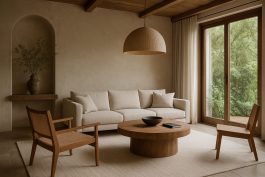 التصميم الطبيعي يعكس مفهوم الفخامة الصامتة