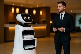 الروبوتات أصبحت جزءًا من فرق الخدمة في الفنادق الذكية الحديثة