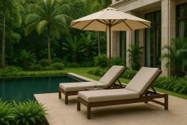 الطبيعة جزء من تجربة الفخامة الهادئة في بعض الفنادق