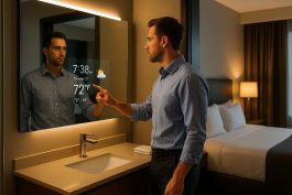 المرايا التفاعلية تقدم تجربة بصرية ذكية داخل الغرف الفندقية المتطورة