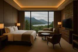 جناح فاخر سري بإطلالة معزولة يدمج الخصوصية مع أعلى درجات الرفاهية