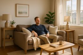 زاوية ضيافة منزلية التصميم تمنح النزيل إحساس البيت الثاني