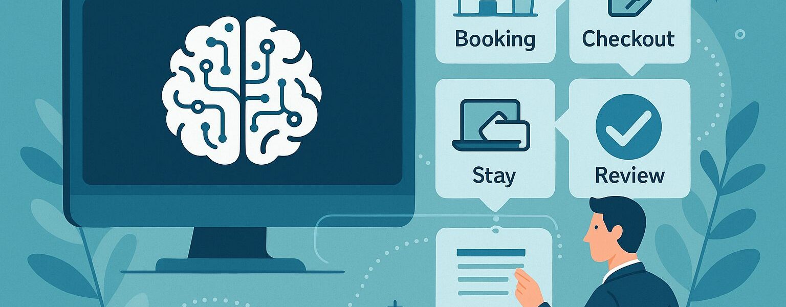 من الحجز إلى التقييم.. كيف يصمم الذكاء الاصطناعي رحلة النزيل الكاملة