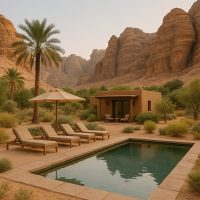 منتجع سعودي هادئ في العلا يقدم برامج عافية مستوحاة من الطبيعة المحلية