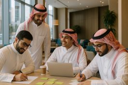 نزلاء شباب يشاركون في فعاليات مجتمعية داخل فندق حديث في الرياض