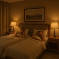 نزلاء يستمتعون بتجربة نوم فندقية تجمع بين الراحة والهدوء التام