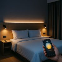 نظام إضاءة ذكي يتحكم في الأجواء الليلية لتحسين جودة النوم للنزلاء