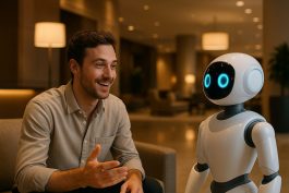 مساعد ذكي في لوبي الفندق يتعرف على مزاج النزلاء من نبرة الصوت والتفاعل