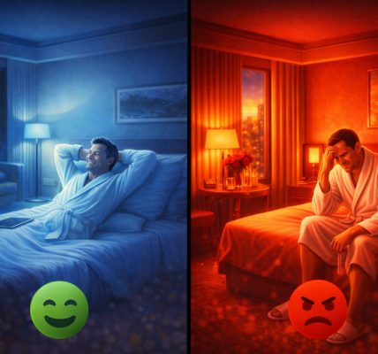 تأثير ألوان الغرف على راحة المسافر وإحساسه بالرفاهية
