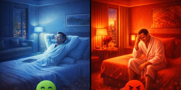 تأثير ألوان الغرف على راحة المسافر وإحساسه بالرفاهية