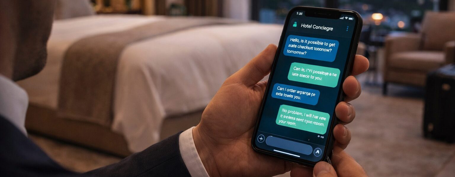 أفضل تقنيات التواصل الفوري بين الفندق والنزيل