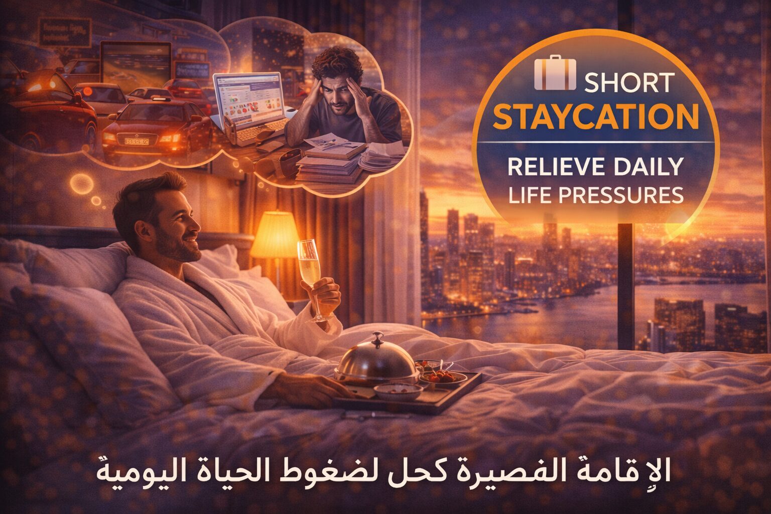 الإقامة القصيرة كحل لضغوط الحياة اليومية