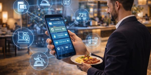 التكامل بين الفنادق والتطبيقات الذكية.. مستقبل الخدمة