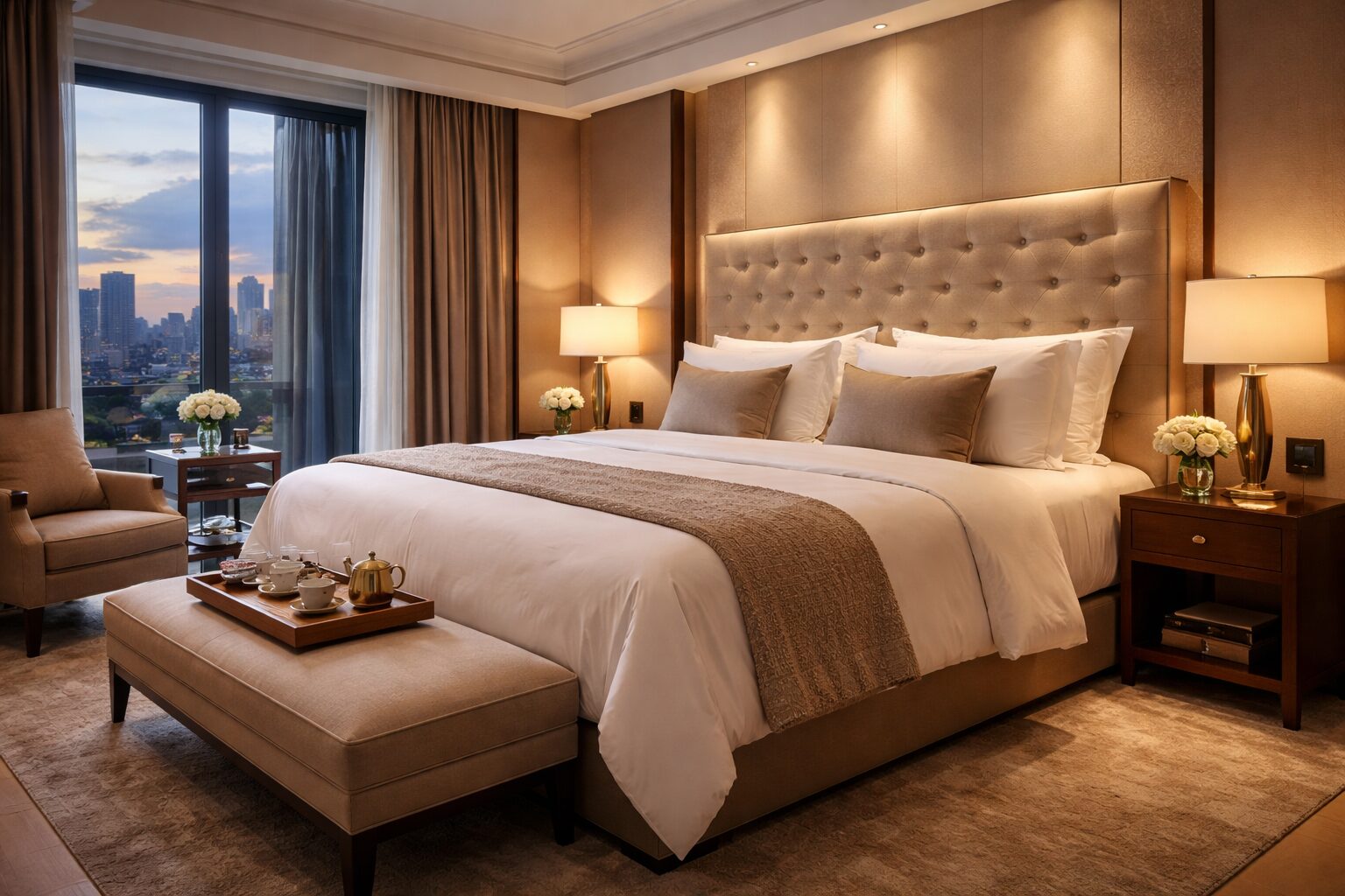 السرير… حجر الأساس في تجربة النوم الفندقي