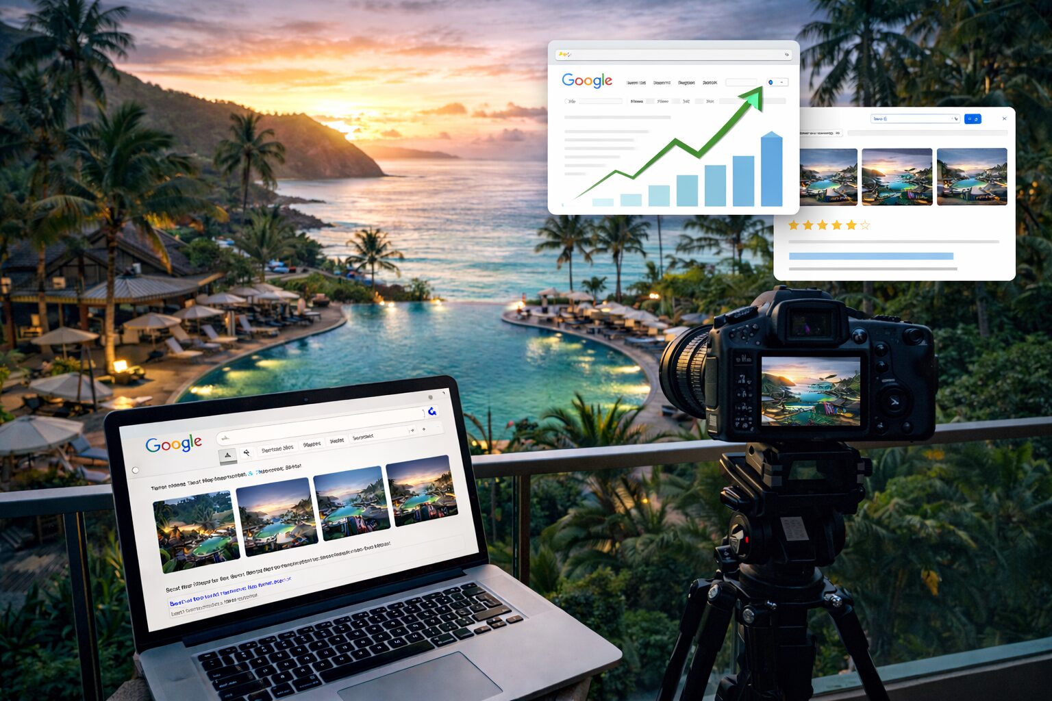 الصور الاحترافية ودورها في رفع الظهور في نتائج البحث