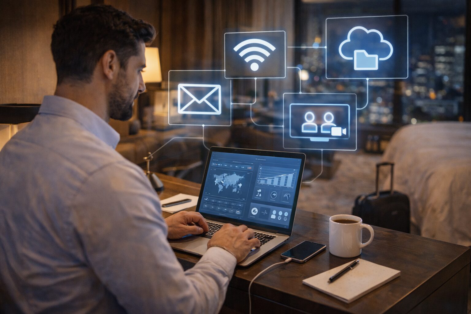 الغرفة كمكتب عمل متكامل