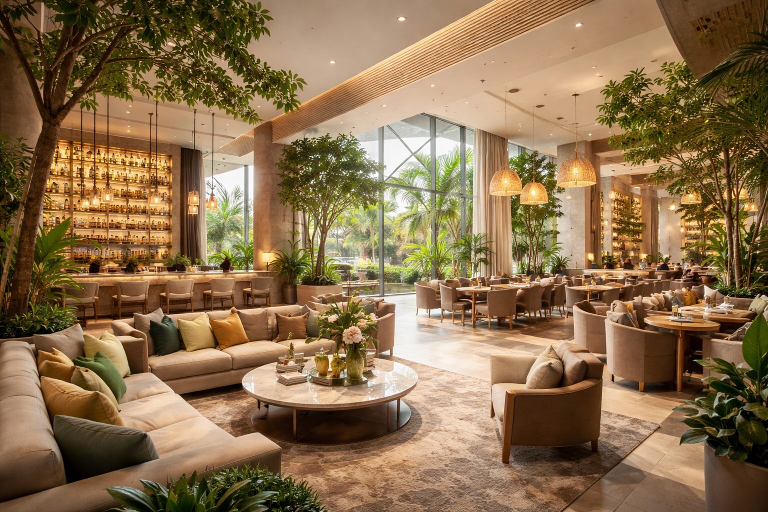 المساحات المشتركة كقلب التجربة الفندقية