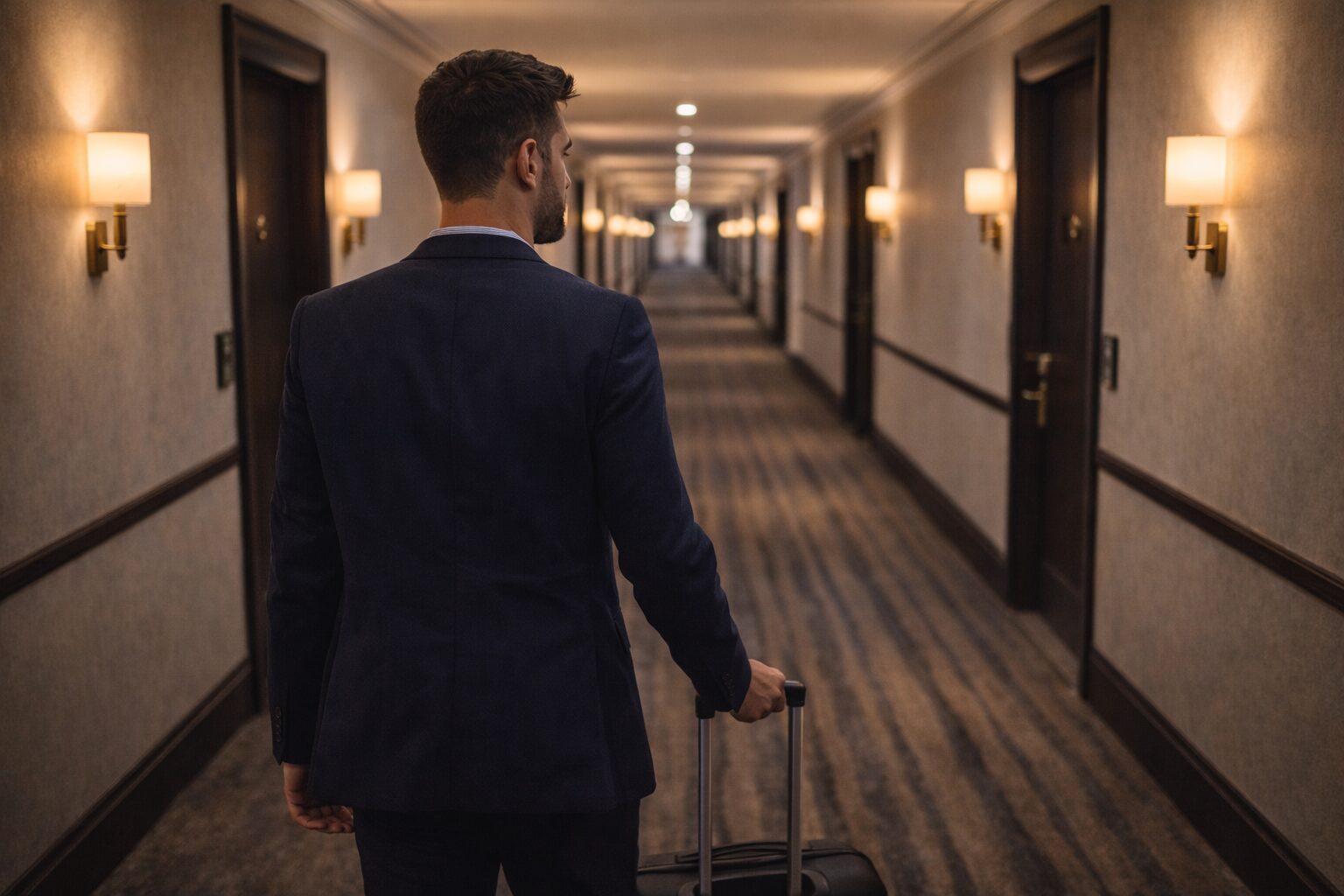 الممرات الفندقية كجزء من التجربة النفسية للنزيل