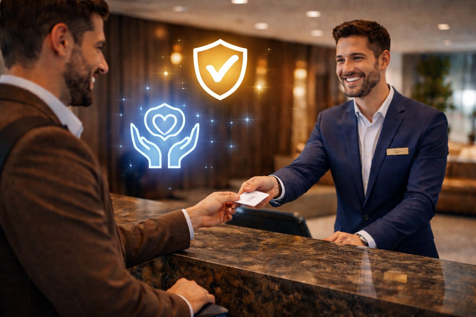 دور موظفي الاستقبال في تعزيز الطمأنينة