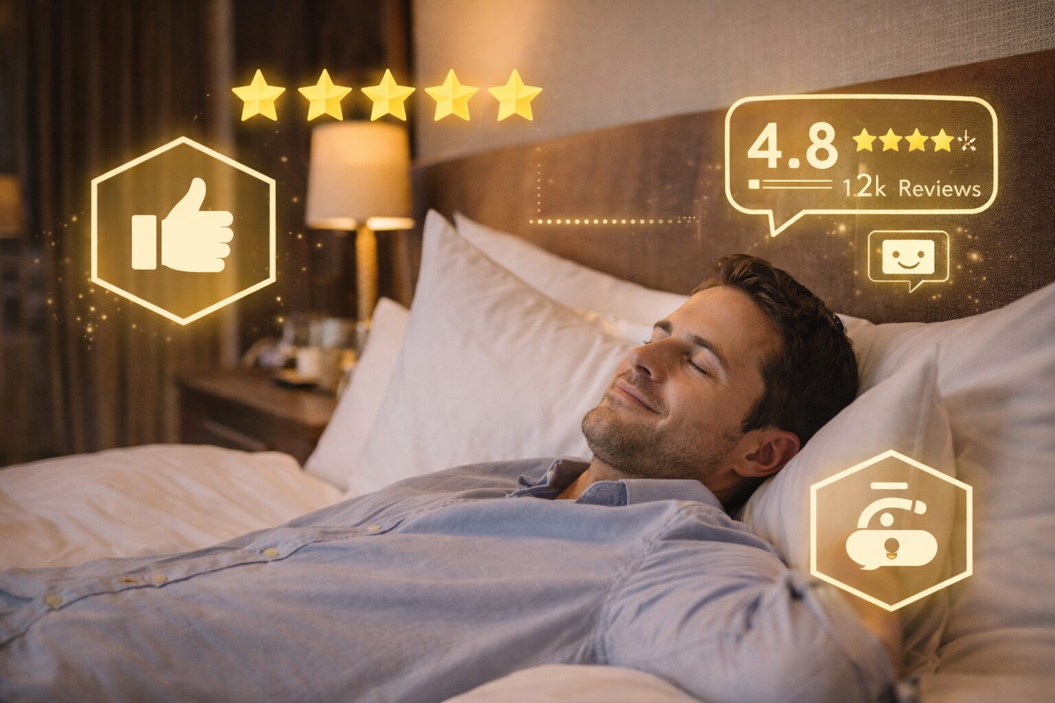 كيف يؤثر السرير على تقييمات النزلاء عبر الإنترنت؟