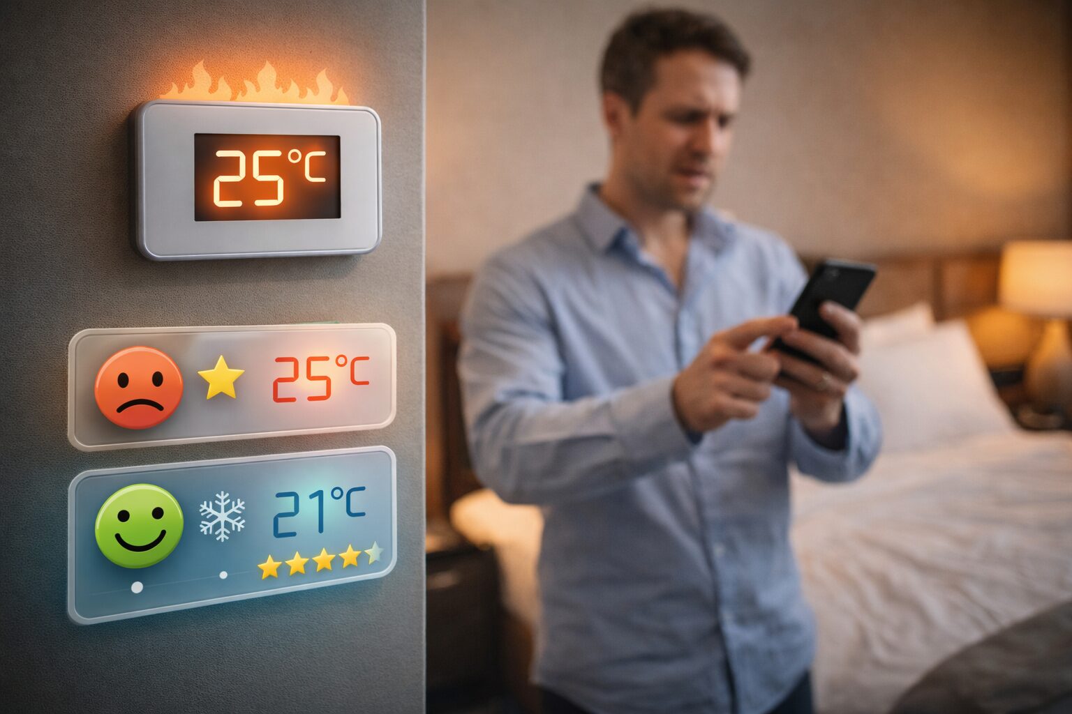 لماذا تؤثر درجة الحرارة مباشرة على تقييم النزيل؟