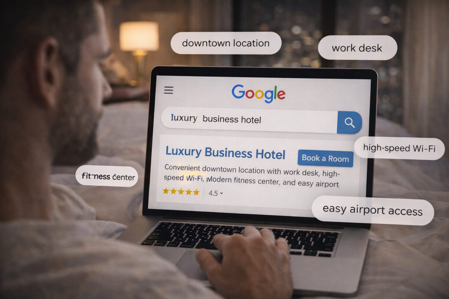 لماذا تعتمد Google على النص لفهم الفندق؟