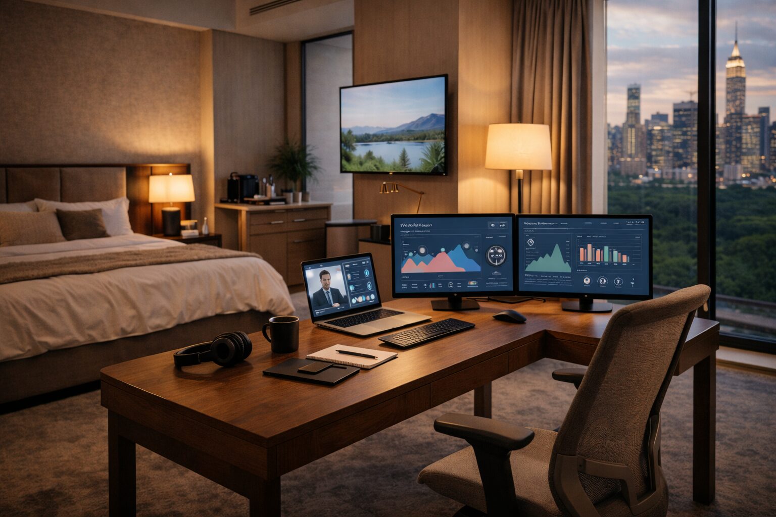 ما المقصود بمفهوم “غرفة المكتب” داخل الفندق؟