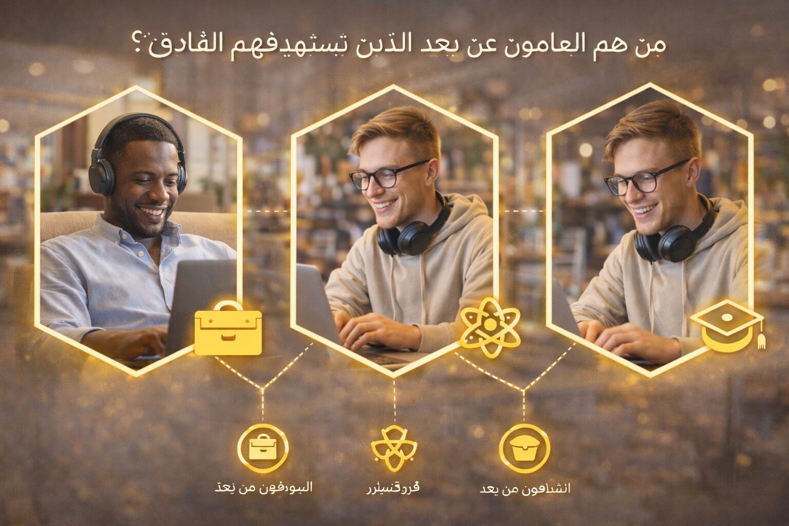 من هم العاملون عن بُعد الذين تستهدفهم الفنادق؟