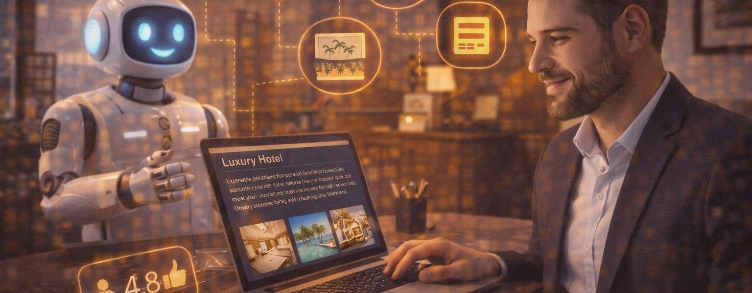 كيف تستخدم الفنادق الذكاء الاصطناعي لكتابة المحتوى التسويقي؟